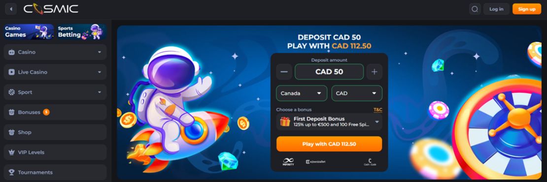 CosmicSlot Casino